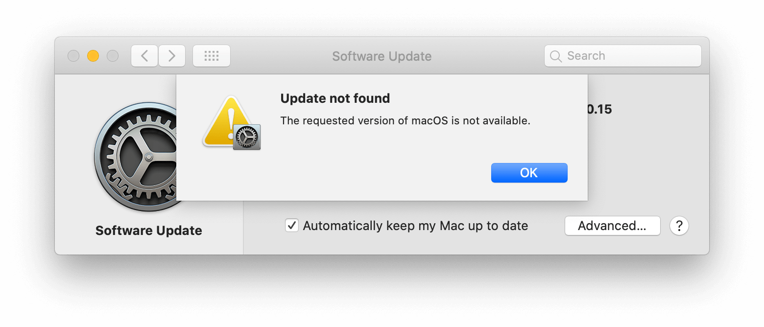 client update wont launch for mac